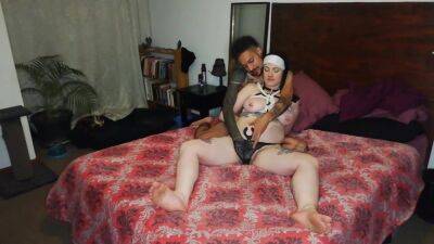 Nun Enjoys Having A Tits Played With - videomanysex.com