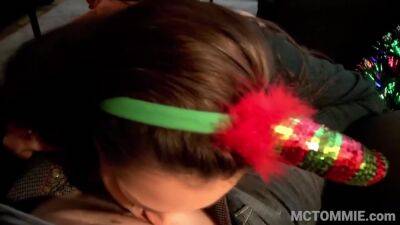 Layla Lane Sucks My Dick At Xmas - upornia.com