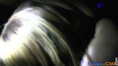 Partying college girls sharing dick in dorm - sunporno.com - Usa