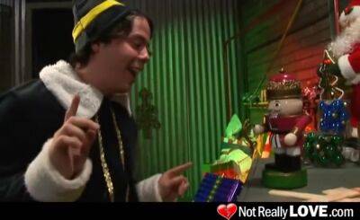 Taylor Rain santa slut sucks elf dick - hotmovs.com