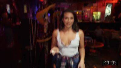 Slay Savage In The Brunette Banged In The Bar - upornia.com