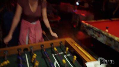 Slay Savage In The Brunette Banged In The Bar - upornia.com