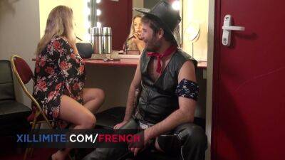 Intense Sex In The Backstage - hotmovs.com