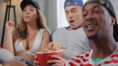 Malik Delgaty, Trent King And Laura Fox In Bisexual Love With - upornia.com