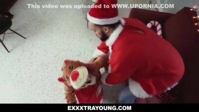 Reese Robbins - Tiny Naughty Reindeer Got Punished With Reese Robbins - upornia.com