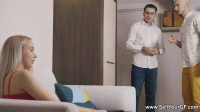 Sell Your GF - Bernie Svintis - Hot blonde fucking for bf debt - hotmovs.com