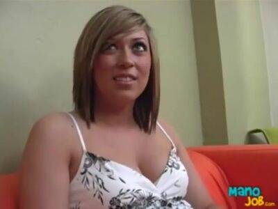 First Time Hanjob - Keesha Knight - upornia.com