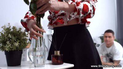 She Is Nerdy - Stella Bliss - Going anal with nerdy teeny - hotmovs.com