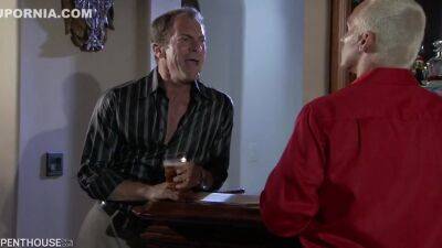 Busty Tanned Babe Rides Mammoth Cock - upornia.com