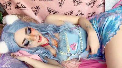 Hiding In A Blanket Fort From The Thunder - Indigo White - hclips.com