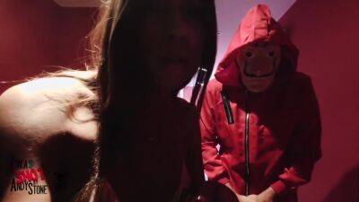 Money Heist. Casa De Papel Thief Creampie On Hot Venezuelan Girl! - hotmovs.com - Venezuela