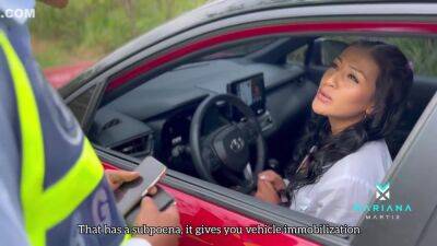 Mariana Martinez - I Fuck A Traffic Officer On A Public Road With Mariana Martix - upornia.com
