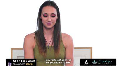 NURU MASSAGE - Leggy Masseuse Andi Rose Rides A Client's Big Cock Until He Cums In Her Face - hotmovs.com