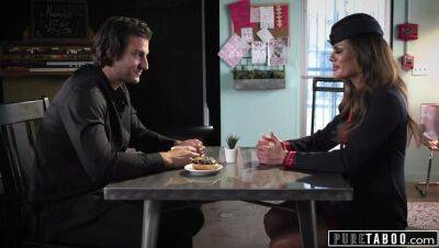 Jay Smooth - Aila Donovan - Flight Attendant Aila Donovan Fucks A Stranger While His Wife Is On The Phone - porntry.com