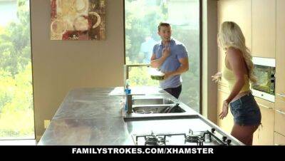 Lyra Law - Blonde Athletic Step-Sis & Her Bro - porntry.com