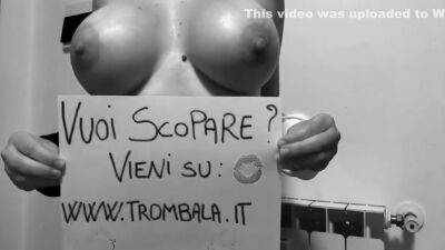 Milfona Italiana Cavalca E Vuole La Sborra Tutta In Fica - hotmovs.com - Italy