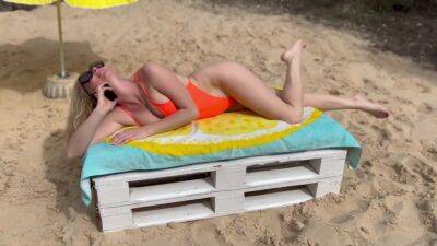 Wild Fuck On The Beach In Ibiza Thecno Festival. Cumshot On Face - hotmovs.com