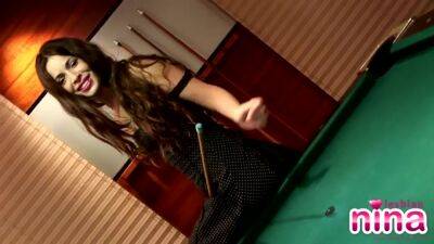 Pool and pussy play on the table - txxx.com