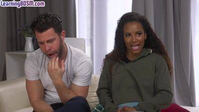 Ebony submissive babe whipped and fucked in doggystyle - txxx.com