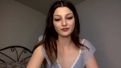 Blue Lingerie Teen Camgirl W Lovense Lush Bedroom Livestream Recording - hclips.com