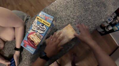 Submissive Wife Eats Cum Covered Poptarts - hotmovs.com
