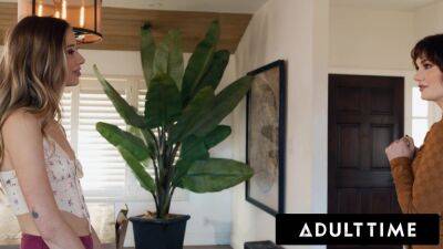 Siri - ADULT TIME - Teen Lesbian Haley Reed CAUGHT Her MILF Realtor Siri Dahl Masturbating In An Open House - txxx.com