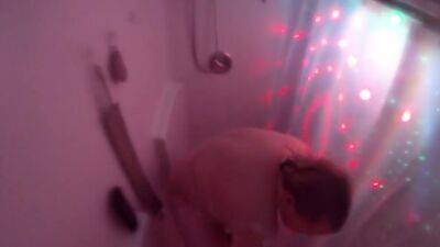 Me In The Shower With Disco Lights - upornia.com - Usa