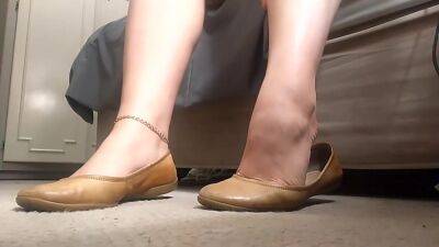 Flat Shoeplay With Sexy Anklet - upornia.com