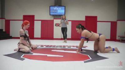 Rookie Is Creamed On The Mats As She Creams On The Mats - upornia.com