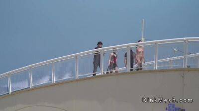 In Fishnets Slut In Public - videomanysex.com