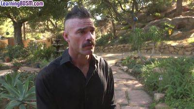 Tiedup submissive gets pussynailed by male master - hotmovs.com