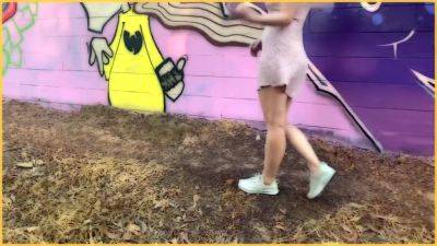 Wife Flashing Big Tits And Pussy In Public Strip Public Exhibitionist - upornia.com