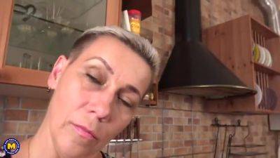 Kira (52) - Hairy Housewife Fingering Herself - upornia.com