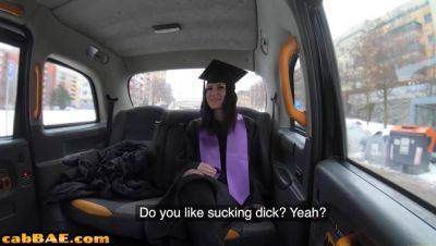 Naughty college grad fucks taxi driver - txxx.com