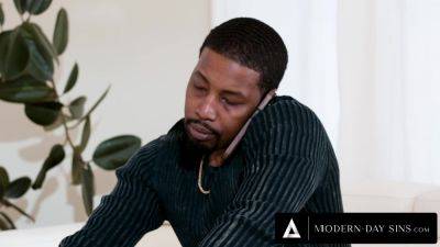 MODERN-DAY SINS - Hung Husband Creampies Wife's Hot BFF During Threesome! HE CAUGHT THEM TRIBBING! - txxx.com