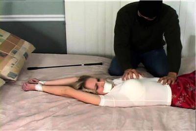 Blonde fetish gagged and fucked - drtuber.com