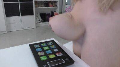 Measuring, Weighting And Slow Motion With My Funbags - Alexsis Faye - hotmovs.com