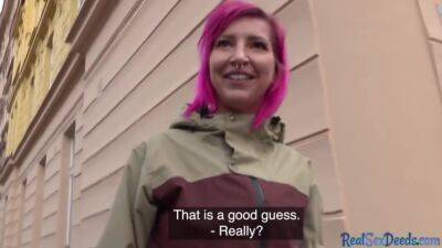 Pierced Pink Hair Babe Pov Fucked 4 Cash After Casting - hclips.com