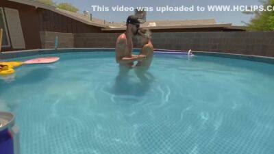 Our Neighbors Love Us! We Skinny Dip And Fuck! Love The Cumshot! - hclips.com