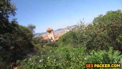 Real Outdoor Hard Anal Gets A Hot Blonde Babe Horny For Cum In The Middle Of The Public Park With Cristal Cherry - hclips.com