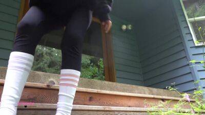 Peeing Off The Deck - hclips.com