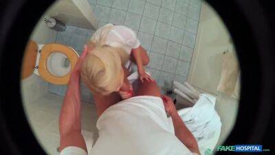 Exciting Full-breasted Blondie Receives A Creampie F - upornia.com