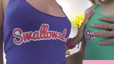 Lily - Haley And Lily Dole Out Double Helpings Of Sloppy - upornia.com