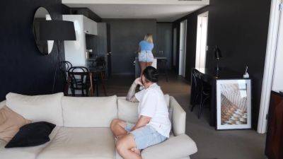 Dallas Rayne - Cleaning Lady Cleans More Than The Kitchen - Ft Winter And Luther - upornia.com