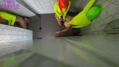 Surveillance Camera In The Shower Of A Family Of Sissies - hclips.com