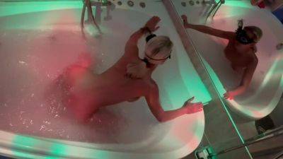 Blonde With Sex The Bathroom. Blowjob, Big Cock - upornia.com