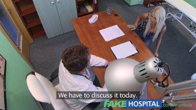 Karol Lilien - Karol Lilien demands her fakehospital doctor to fill her up in the office - sexu.com