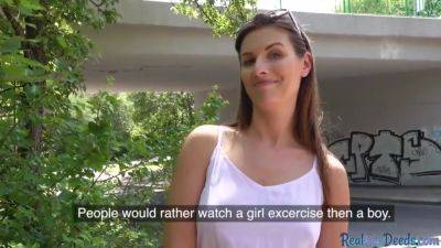 Pulled Skinny European Agrees To Fuck Outdoor - hclips.com