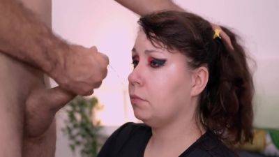 Messy Deepthroating Slapping And Cum In Eye - hclips.com