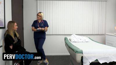 Kyler Quinn - Kyler Quinn enjoys a wild ride in the doctor's office with her big nipples bouncing - sexu.com